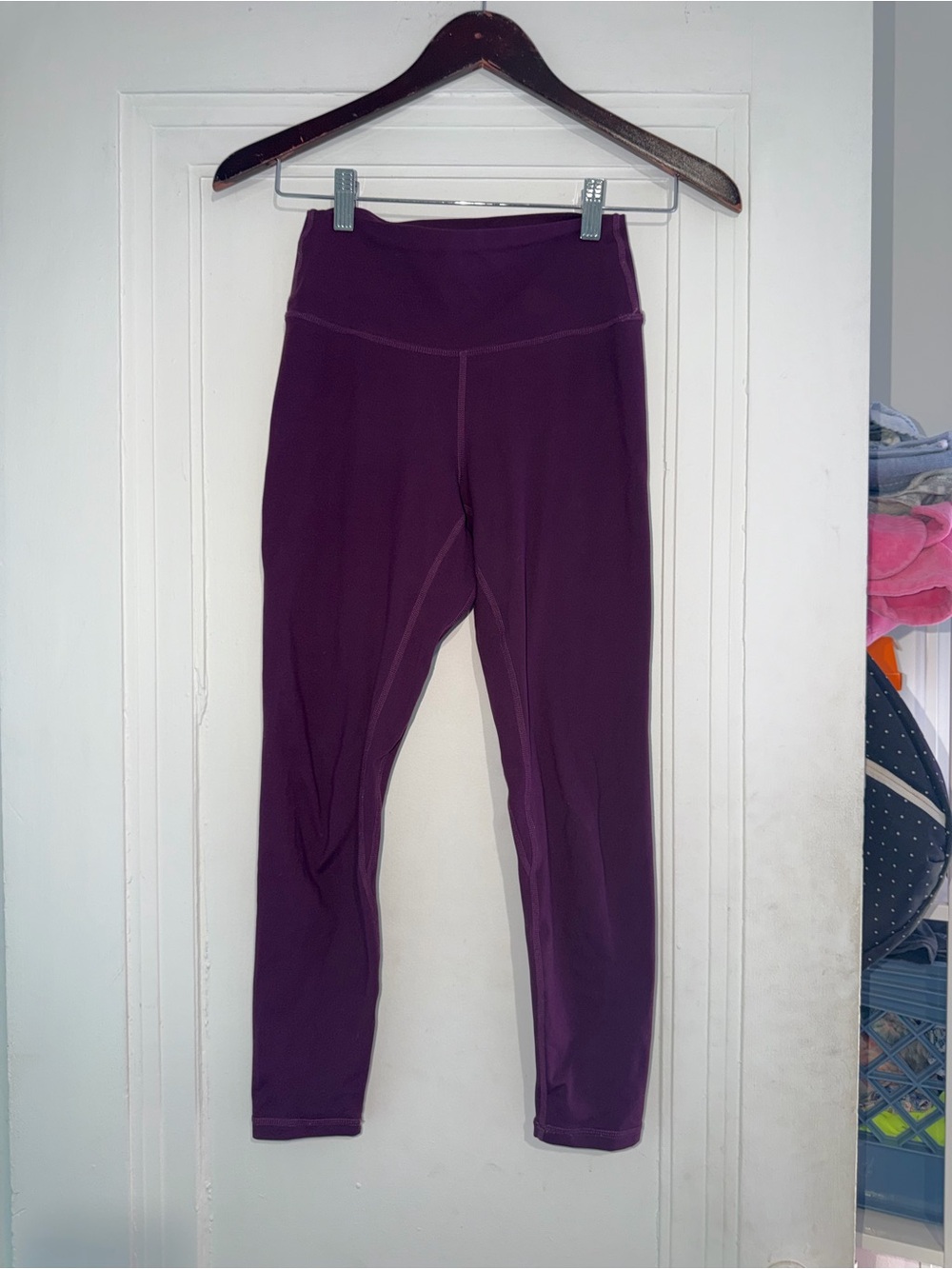 P'tula Danielle Luxe Plum Purple High-Waist Leggings